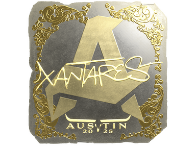 Sticker | XANTARES (Gold) | Austin 2025