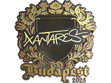 Sticker | XANTARES (Gold) | Budapest 2025