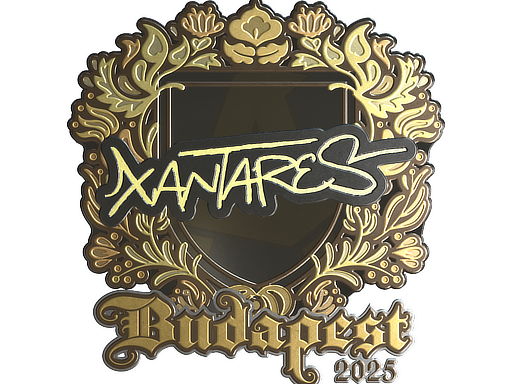 Sticker | XANTARES (Gold) | Budapest 2025