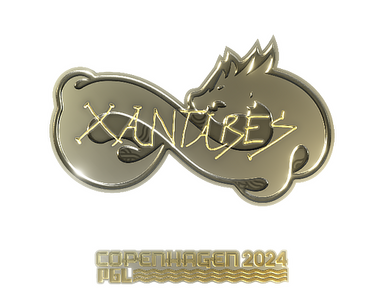 Sticker | XANTARES (Gold) | Copenhagen 2024