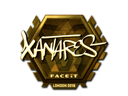 Sticker | XANTARES (Gold) | London 2018