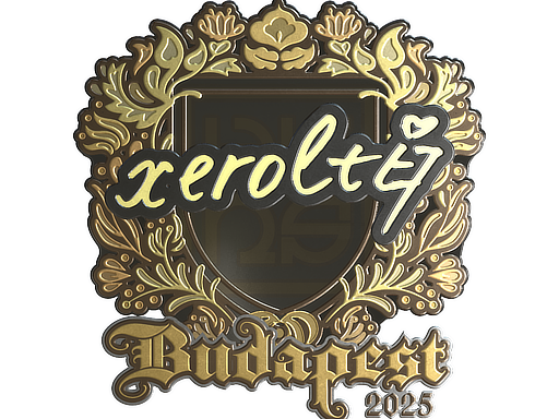 Sticker | xerolte (Gold) | Budapest 2025