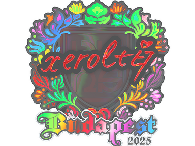 Sticker | xerolte (Holo) | Budapest 2025