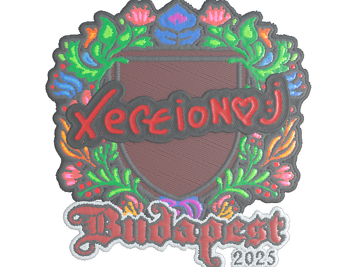 Sticker | xertioN (Embroidered) | Budapest 2025
