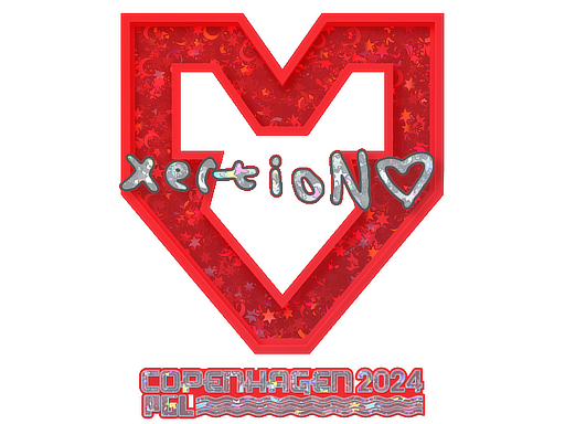Sticker | xertioN (Glitter) | Copenhagen 2024