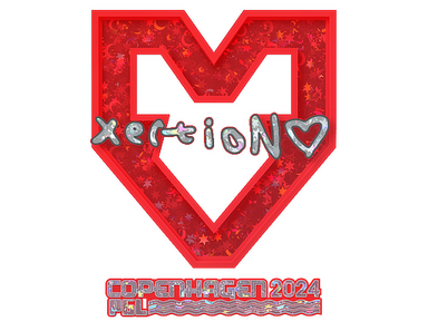 Sticker | xertioN (Glitter) | Copenhagen 2024