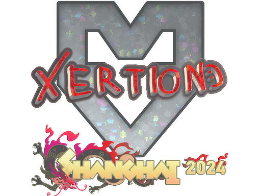 Sticker | xertioN (Glitter) | Shanghai 2024
