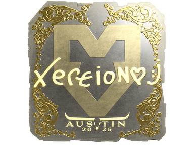 Sticker | xertioN (Gold) | Austin 2025