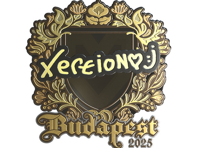 Sticker | xertioN (Gold) | Budapest 2025
