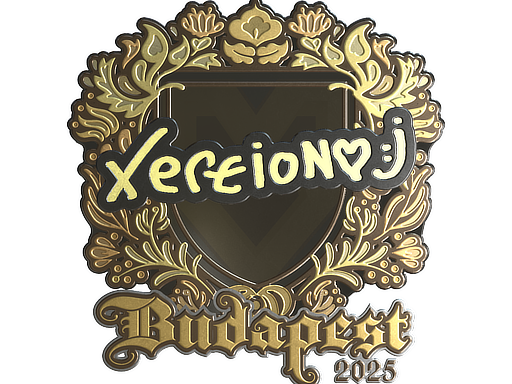 Sticker | xertioN (Gold) | Budapest 2025