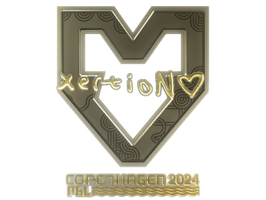 Sticker | xertioN (Gold) | Copenhagen 2024