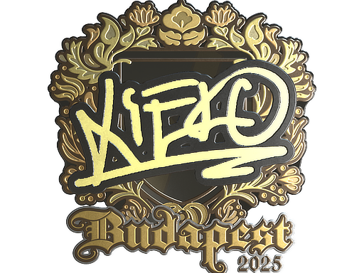 Sticker | xiELO (Gold) | Budapest 2025
