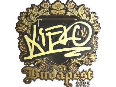 Sticker | xiELO (Gold) | Budapest 2025