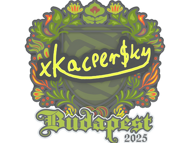 Sticker | xKacpersky | Budapest 2025