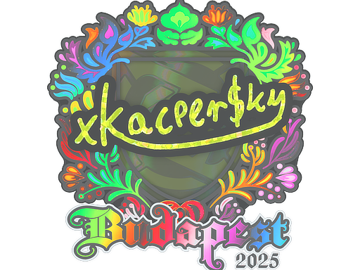 Sticker | xKacpersky (Holo) | Budapest 2025