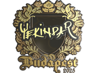 Sticker | YEKINDAR (Gold) | Budapest 2025