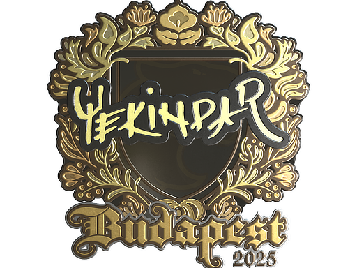 Sticker | YEKINDAR (Gold) | Budapest 2025