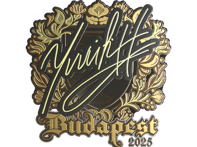 Sticker | yuurih (Gold) | Budapest 2025