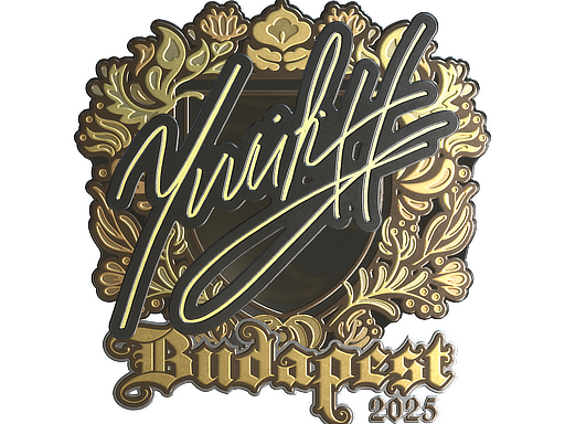 Sticker | yuurih (Gold) | Budapest 2025