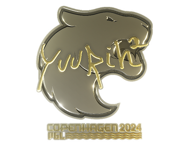 Sticker | yuurih (Gold) | Copenhagen 2024