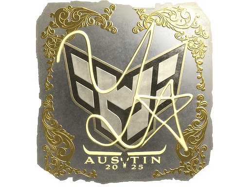 Sticker | yxngstxr (Gold) | Austin 2025
