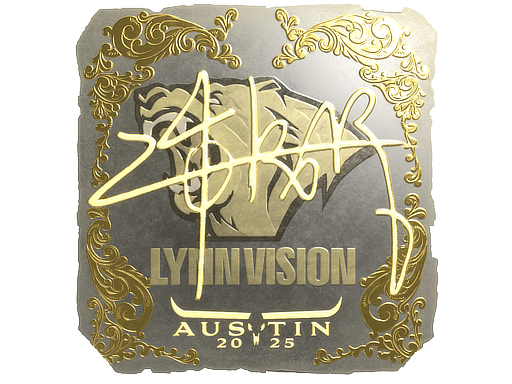 Sticker | z4KR (Gold) | Austin 2025