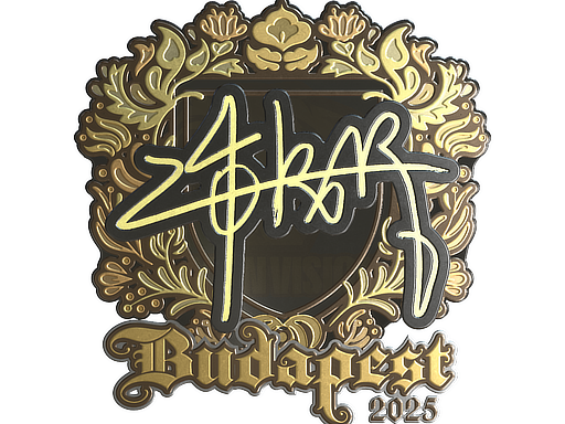 Sticker | z4KR (Gold) | Budapest 2025