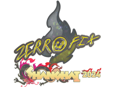 Sticker | zeRRoFIX (Glitter) | Shanghai 2024