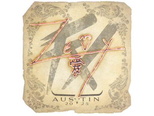 Sticker | zevy | Austin 2025