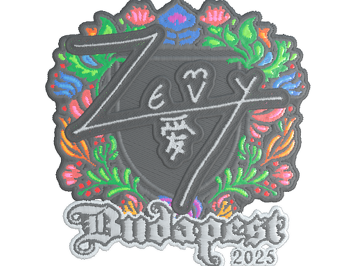 Sticker | zevy (Embroidered) | Budapest 2025
