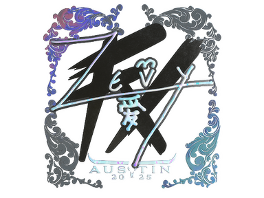 Sticker | zevy (Holo) | Austin 2025