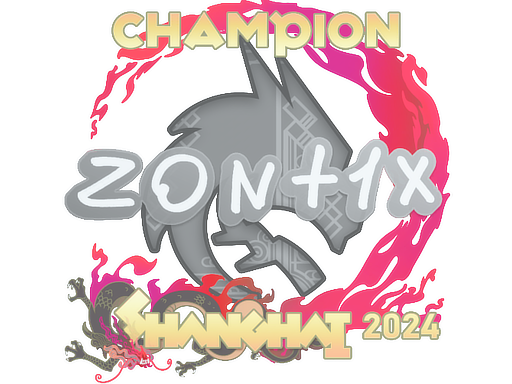 Sticker | zont1x (Champion) | Shanghai 2024