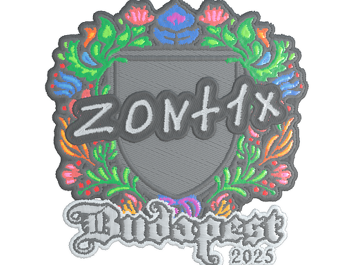 Sticker | zont1x (Embroidered) | Budapest 2025