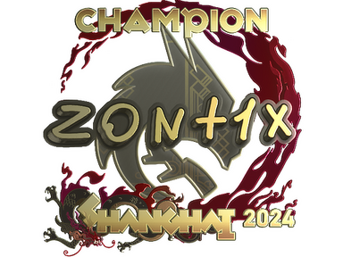 Sticker | zont1x (Gold, Champion) | Shanghai 2024