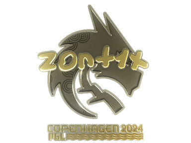 Sticker | zont1x (Gold) | Copenhagen 2024
