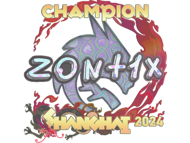 Sticker | zont1x (Holo, Champion) | Shanghai 2024