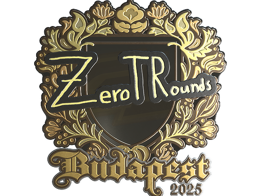 Sticker | ztr (Gold) | Budapest 2025