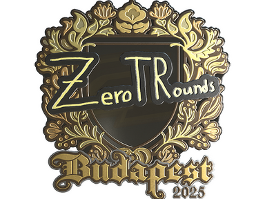 Sticker | ztr (Gold) | Budapest 2025