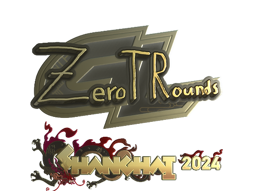 Sticker | ztr (Gold) | Shanghai 2024