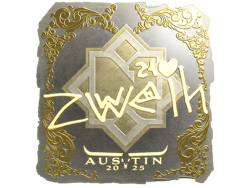 Sticker | zweih (Gold) | Austin 2025