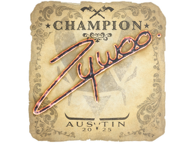 Sticker | ZywOo (Champion) | Austin 2025
