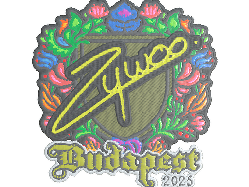 Sticker | ZywOo (Embroidered) | Budapest 2025