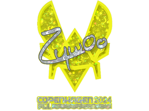 Sticker | ZywOo (Glitter) | Copenhagen 2024
