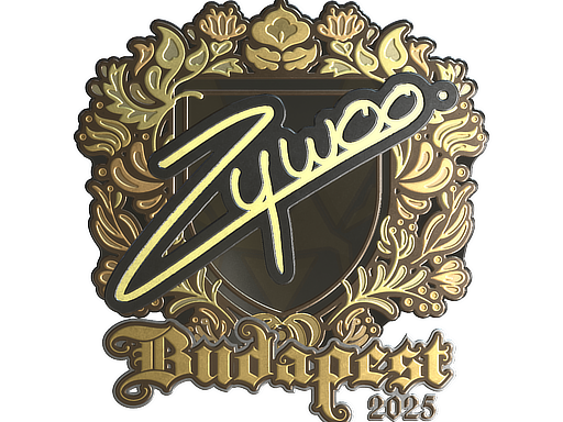 Sticker | ZywOo (Gold) | Budapest 2025