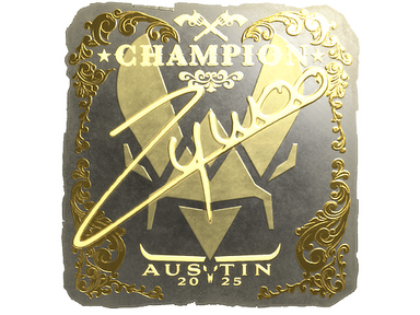 Sticker | ZywOo (Gold, Champion) | Austin 2025