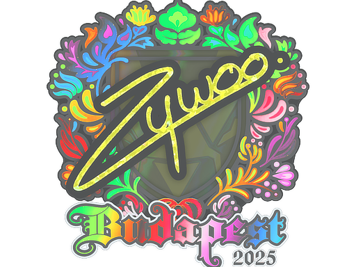 Sticker | ZywOo (Holo) | Budapest 2025