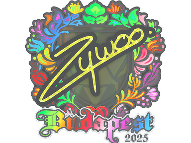 Sticker | ZywOo (Holo) | Budapest 2025