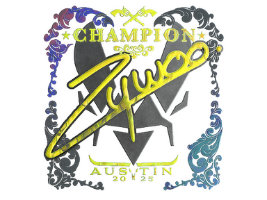 Sticker | ZywOo (Holo, Champion) | Austin 2025