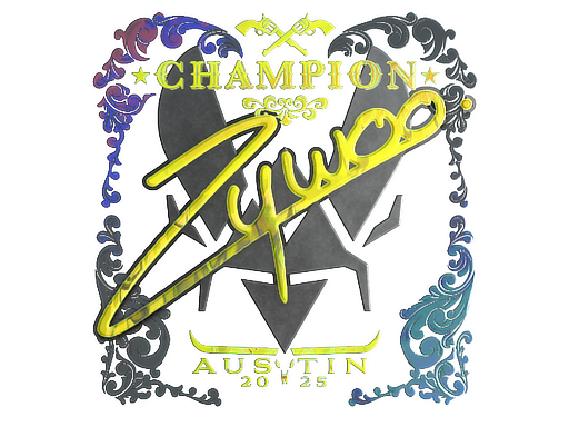 Sticker | ZywOo (Holo, Champion) | Austin 2025