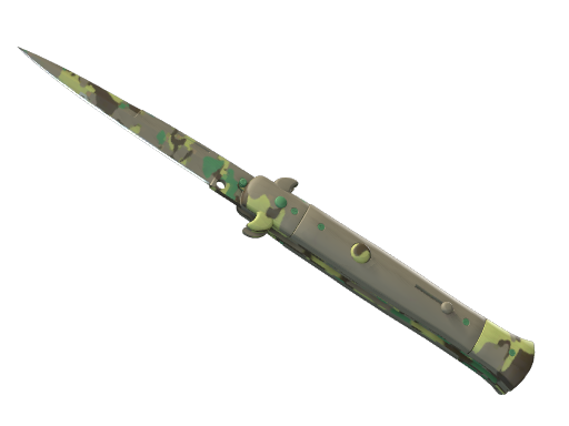 ★ Stiletto Knife | Boreal Forest (Battle-Scarred)